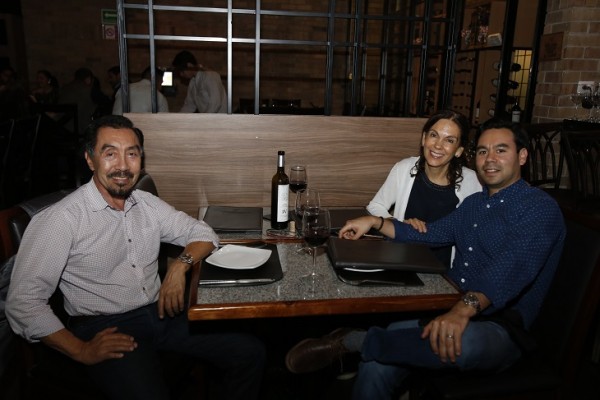 Diego Ley López, Berthila Vela de Ley y Diego Ley Vela.