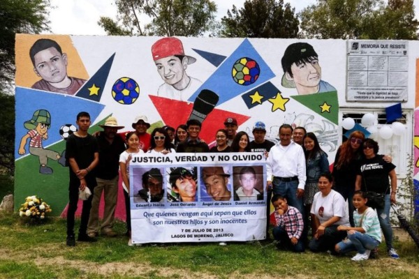 Siete años exigiendo justicia, verdad y memoria por los siete de Lagos de Moreno