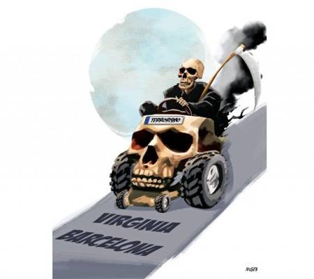 Muerte sobre ruedas