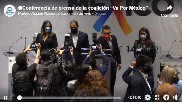 La coalición denominada “Va por México”.