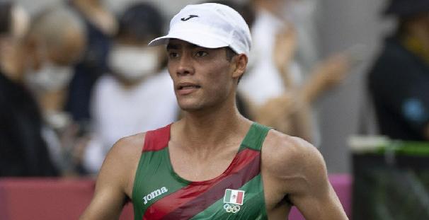 $!Olivas, en el puesto 11, es el mejor marchista mexicano en 20K en los Juegos Olímpicos