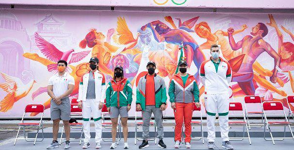Los uniformes que usarán los mexicanos en Tokio.