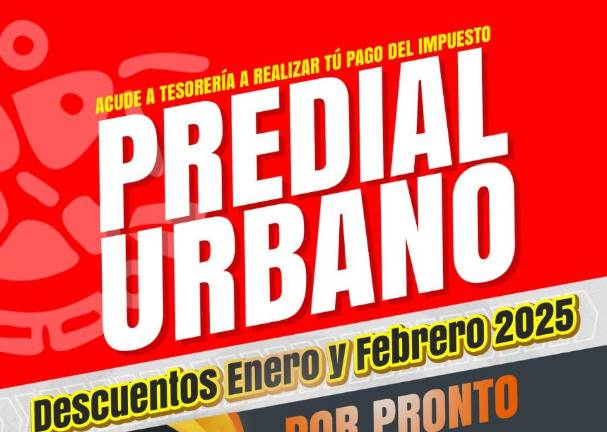 Las cajas de Tesorería en Escuinapa estarán abiertas este viernes para que los ciudadanos aprovechen los descuentos en el pago del Predial.