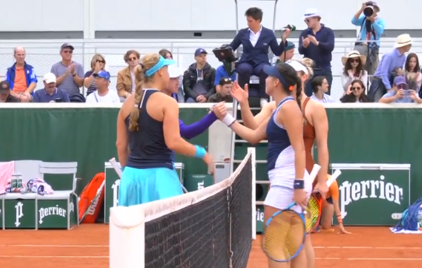 $!Giuliana Olmos debuta con éxito en el Roland Garros