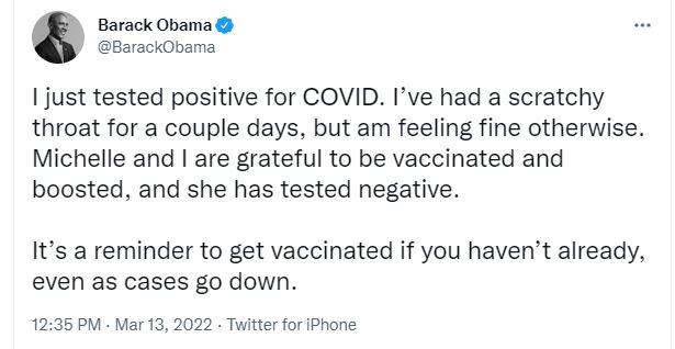$!Barack Obama, ex Presidente de EU, da positivo a Covid-19