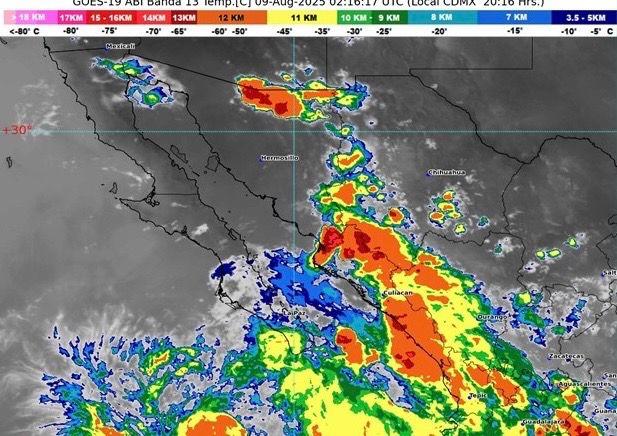 Proyectan hasta 40 grados en el día y lluvias a partir de la tarde en Sinaloa
