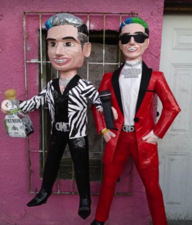 $!Eduin Caz, líder de Grupo Firme, ya tiene su propia piñata