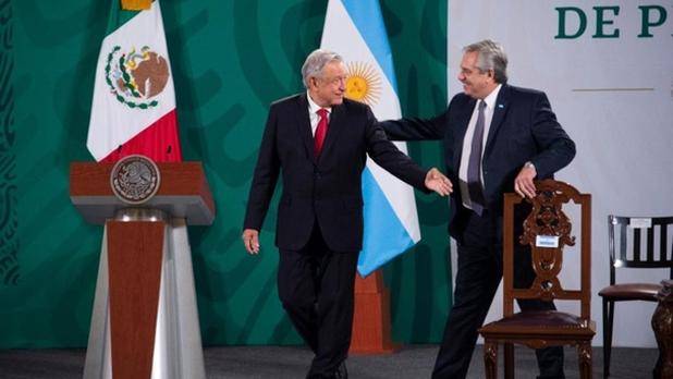 Alberto Fernández y Andrés Manuel López Obrador.
