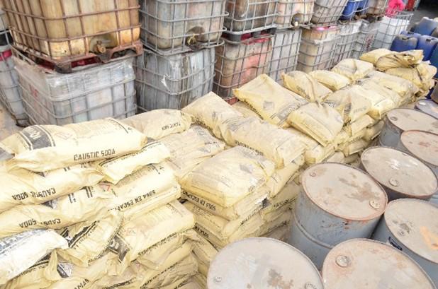 Se destruyó un total de 31 toneladas 277 kilos 140 gramos un miligramo y 56 mil 113 litros 846 mililitros de sustancias y precursores químicos.