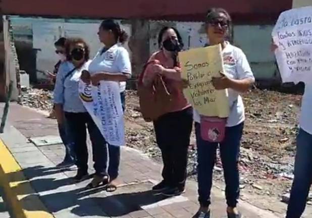 La manifestación.