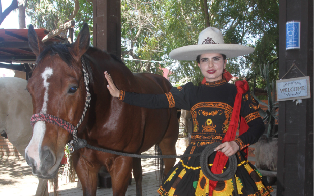 Las escaramuzas formaron parte del Campeonato Estatal Charro 2021.