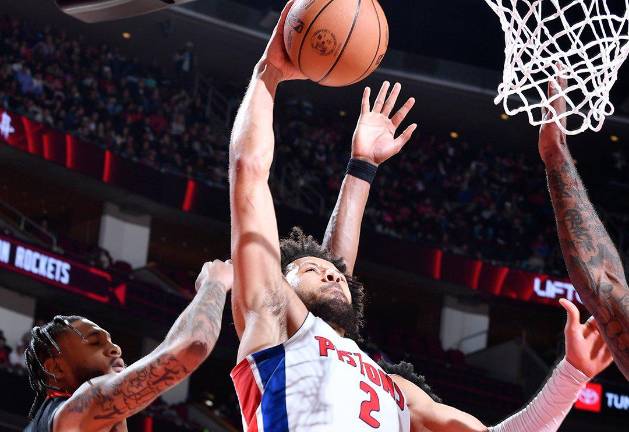 Cade Cunningham figuró en el triunfo de los Pistons sobre los Rockets.