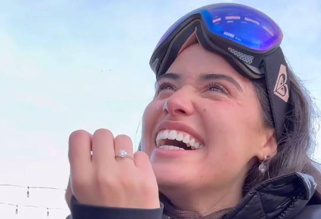 Brianda Lizárraga fue sorprendida con propuesta de matrimonio.