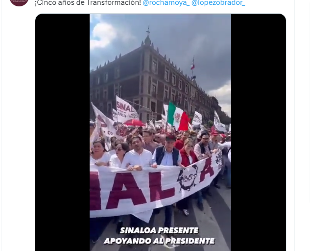 SSP Sinaloa utiliza redes institucionales para promover a AMLO
