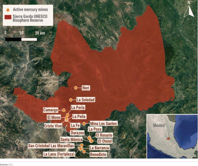 $!CJNG trafica mercurio desde minas de Querétaro hacia Sudamérica; lo usan para separar oro: ONG