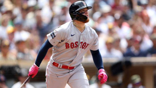 Alex Verdugo fue pieza importante para el triunfo de los Medias Rojas.