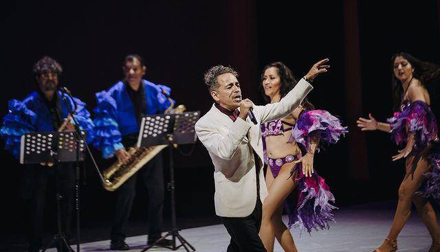 Rubén Albarrán, durante su presentación en el Festival Internacional de Cine de Morelia.