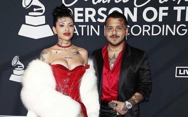 Cazzu y Christian Nodal.