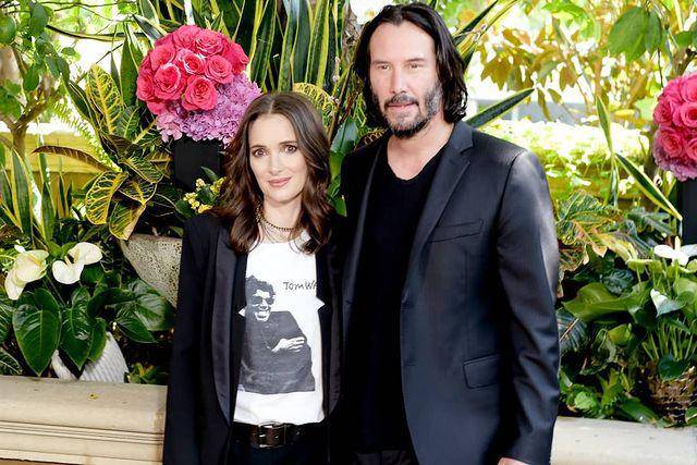 Winona Ryder y Keanu Reeves.