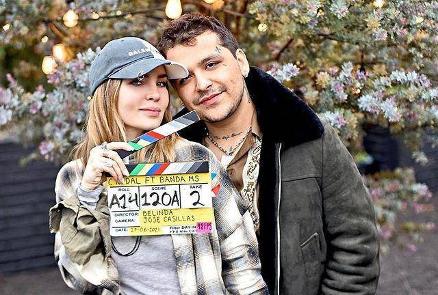 Belinda y Christian Nodal.