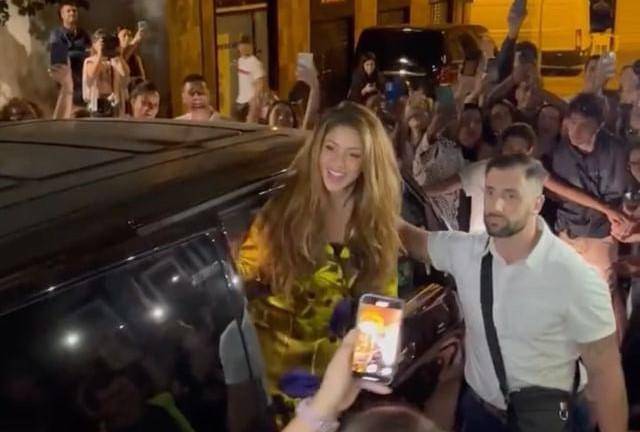Shakira, durante la grabación del video de ‘Monotonía’.
