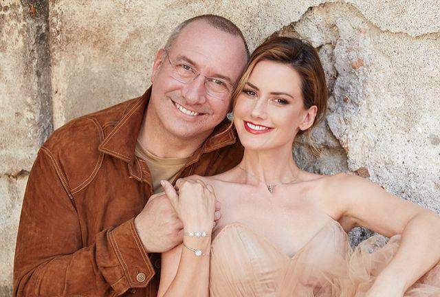 Altair Jarabo con su hoy esposo Frédéric García.