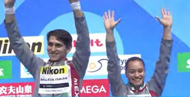La dupla mexicana sube al segundo peldaño del podio.