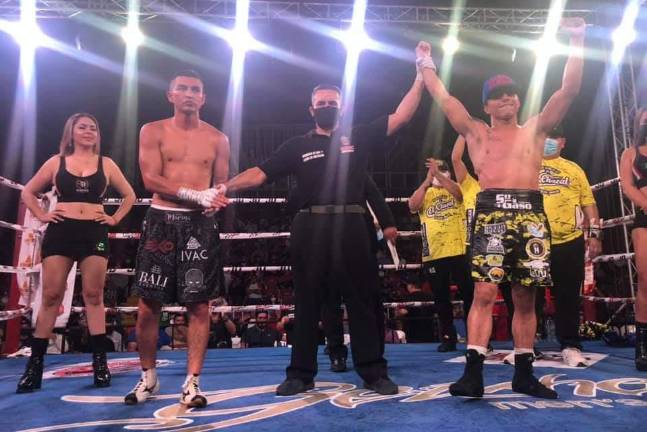 Kevin ‘Chacal’ González se impuso en una pelea muy pareja.