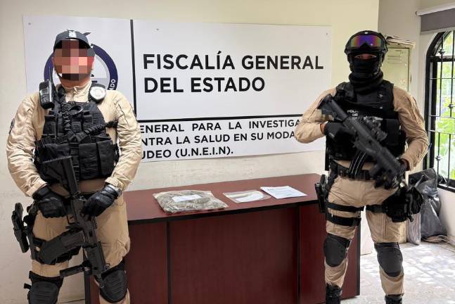 Durante el mes de julio de este año, en Sinaloa se decomisaron un total de 2 mil 300 dosis de droga.