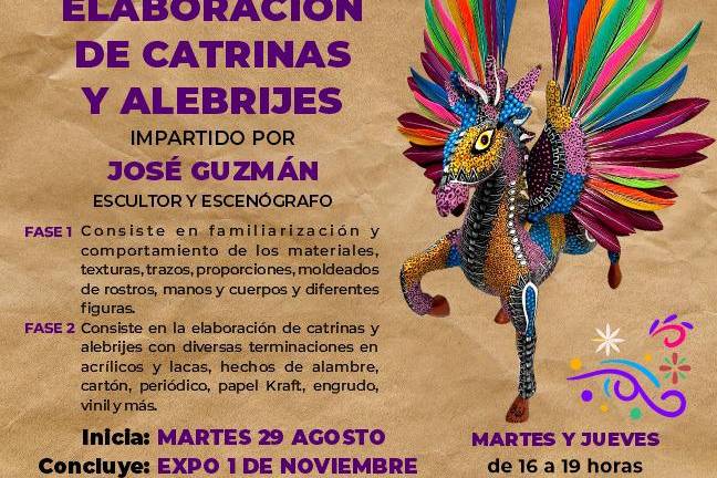 El taller inicia el 29 de agosto.