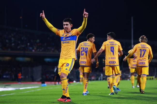 Jesús Angulo celebra su gol.