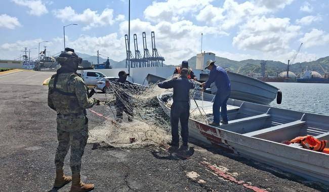 Autoridades realizaron operativos acuáticos y terrestres para combatir la pesca ilegal en todo el País.