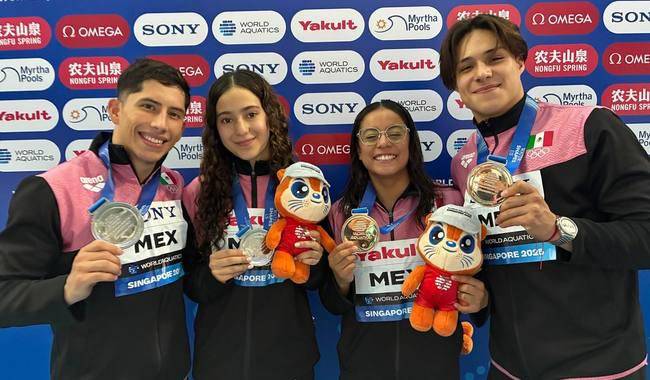 México sube al segundo lugar del podio.