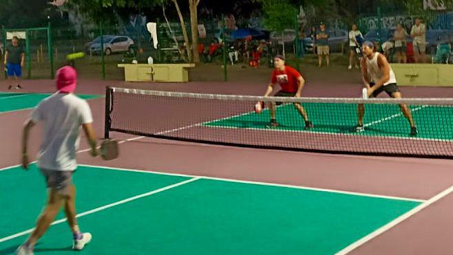 $!Partidos disputados se viven en inicio de Pickleball Sinaloa 2025