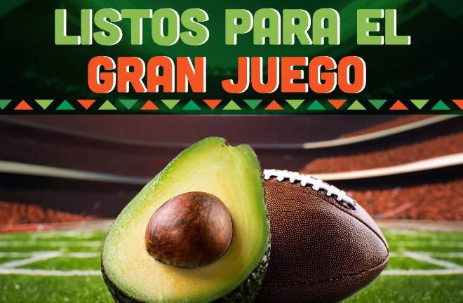 México será parte importante, como ya es tradición, del Super Bowl LIX tras darse a conocer que exportarán 110 mil toneladas de aguacate para el tradicional evento.