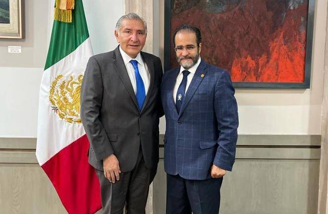 Adán Augusto López Hernández y René Bejarano.