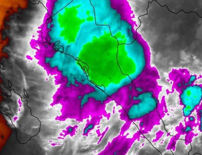 Advierten de lluvias intensas para la noche de este miércoles en Culiacán y el centro de Sinaloa