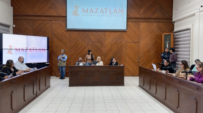 Sesión de Cabildo ordinaria del Ayuntamiento de Mazatlán.