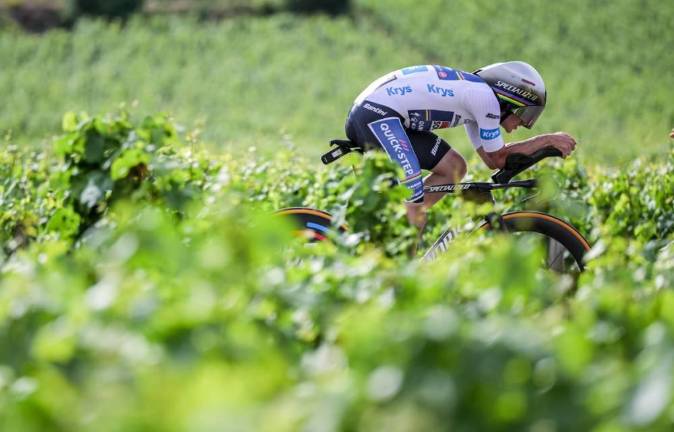 Remco Evenepoel sacó partido de su estrecha relación con la contrarreloj.