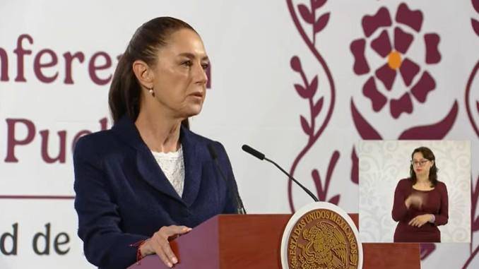 La Presidenta de México Claudia Sheinbaum Pardo habla sobre las madres buscadoras.