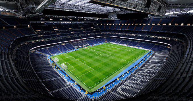 El estadio Santiago Bernabéu, casa del Real Madrid.