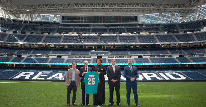 Miami Dolphins jugará el primer partido de la NFL en España 2025 en el Bernabéu