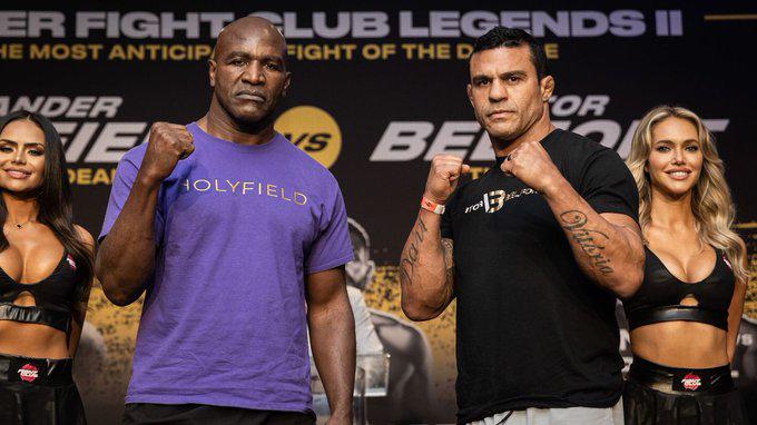 Evander Holyfield regresa al ring a sus 58 años con Donald Trump como comentarista