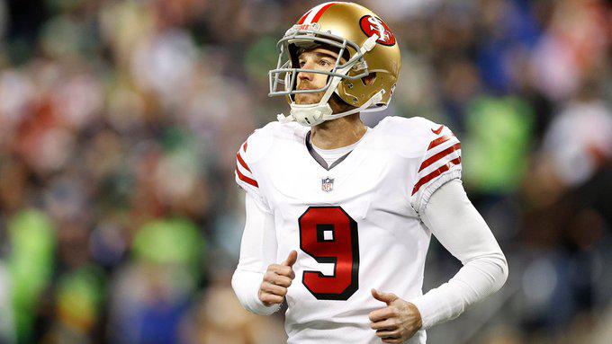 Los 49ers fue uno de los equipos para los que jugó Robbie Gould.