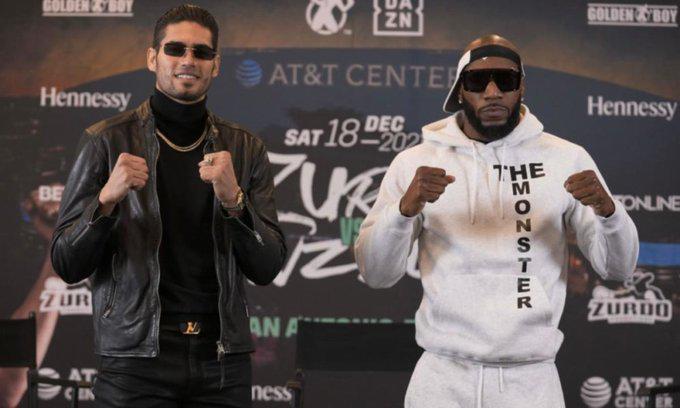 Gilberto ‘Zurdo’ Ramírez cumple en la báscula para su pelea de este sábado ante Yuniesky González