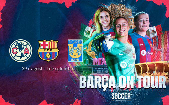 Barcelona jugará dos partidos en México