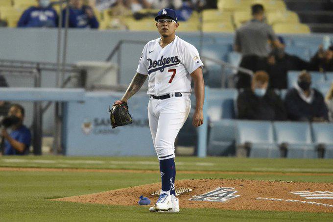 Dodgers revela el plan de rehabilitación de Julio Urías