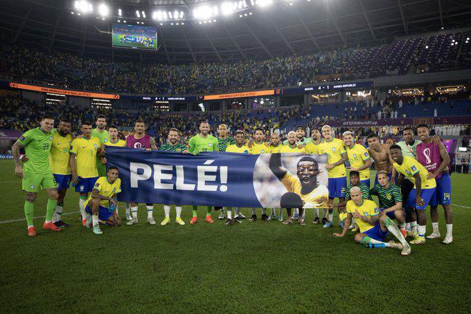 Brasil manda ánimos a Pelé tras golear a Corea del Sur