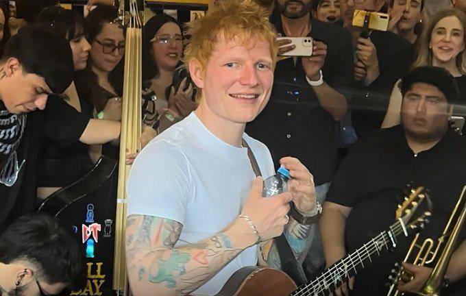 Ed Sheeran en Garibaldi con concierto acustico