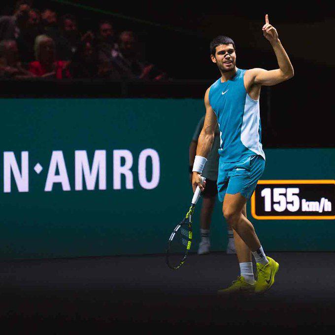 $!Alcaraz jugará su primera final a cubierto en Rótterdam